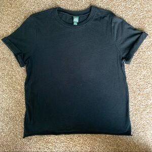 Women's Short Sleeve Roll Cuff Boxy T-Shirt